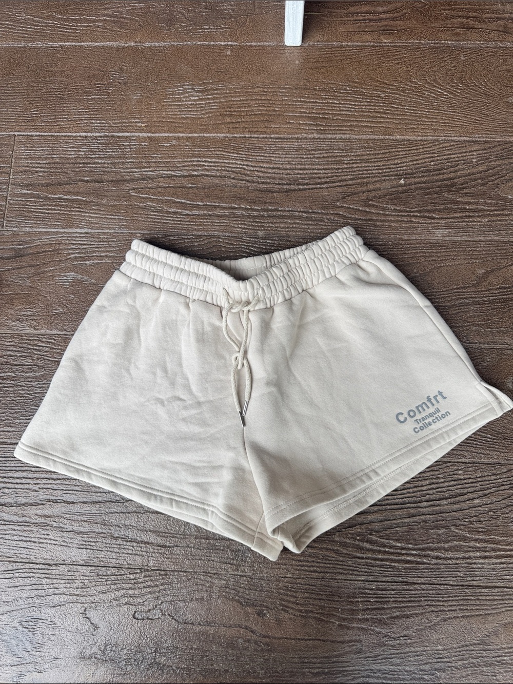 Comfort Collection Cream Athletic Lounge Shorts - Women's